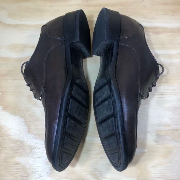 Cole Haan Brown Leather Grand OS Lace Up Oxfords Shoes Men’s Size 8 Wide - Picture 5 of 10